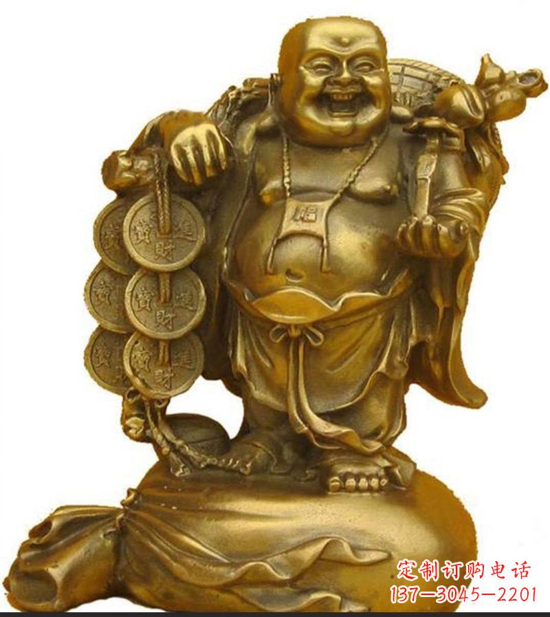 鹤壁招财弥勒佛铜雕