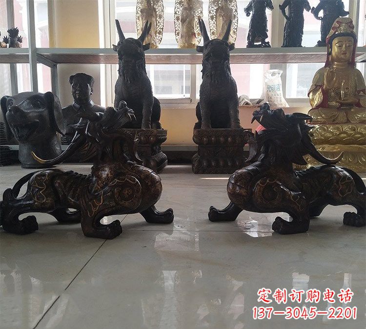 鹤壁招财辟邪貔貅铜雕