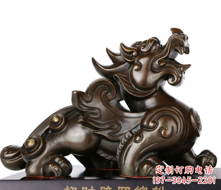 鹤壁招财辟邪貔貅铜雕摆件