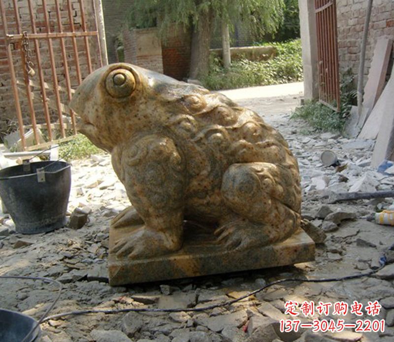 鹤壁招财青蛙石雕