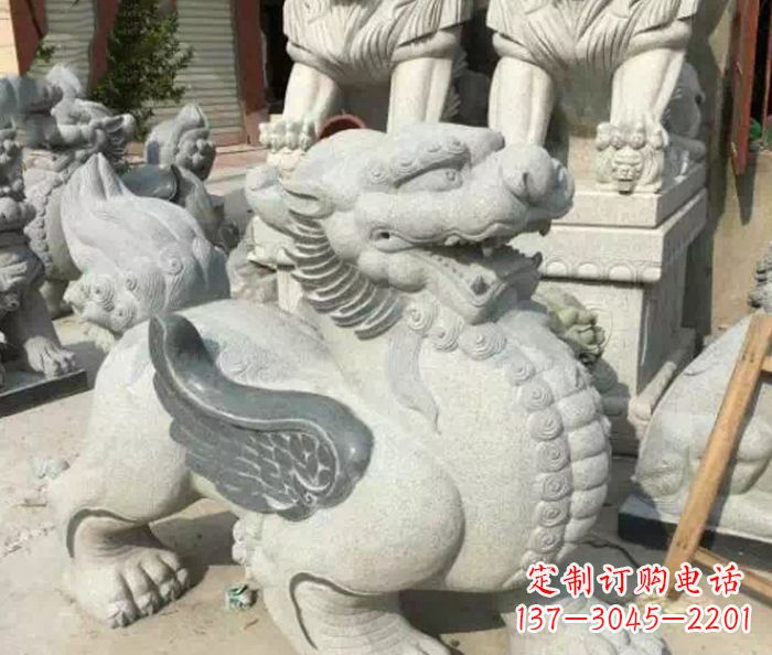 鹤壁招财神兽仿古貔貅石雕