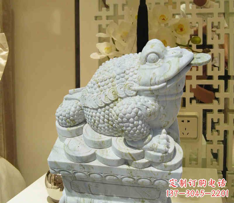 鹤壁招财神兽金蟾石雕