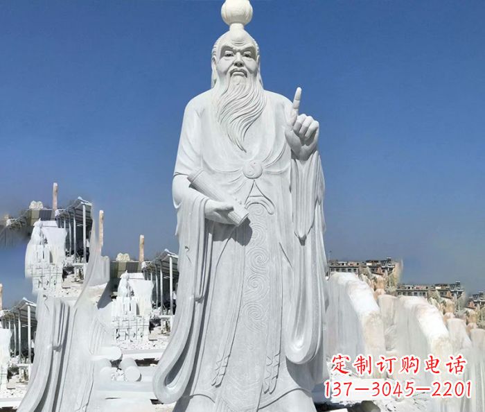 鹤壁中国春秋时代思想家老子石雕