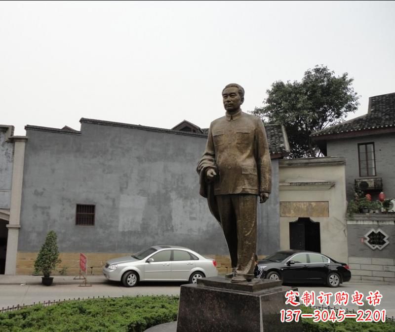 鹤壁周恩来铜雕