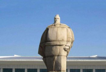 鹤壁魏武帝曹操雕塑-城市名人中国古代人物石雕塑像
