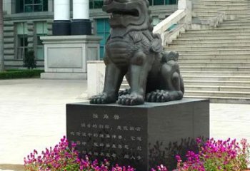 鹤壁獬豸铜雕塑-法院门前神兽动物雕塑摆件