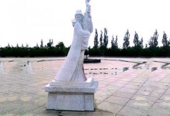 鹤壁中国古代四大美女之王昭君广场石雕塑