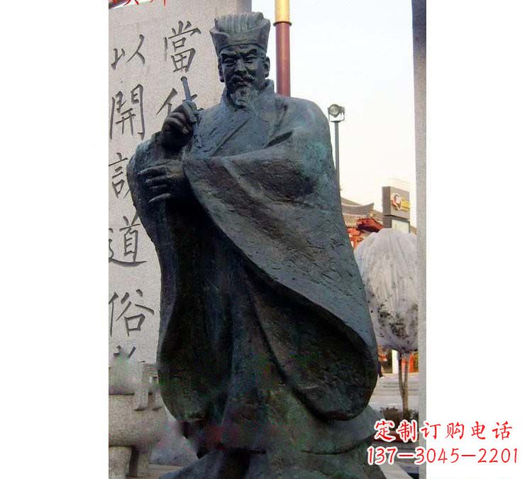 鹤壁铸铜古代名人颜真卿