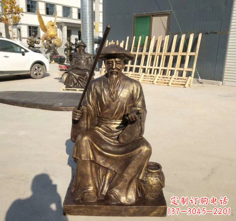 鹤壁铸铜姜太公钓鱼