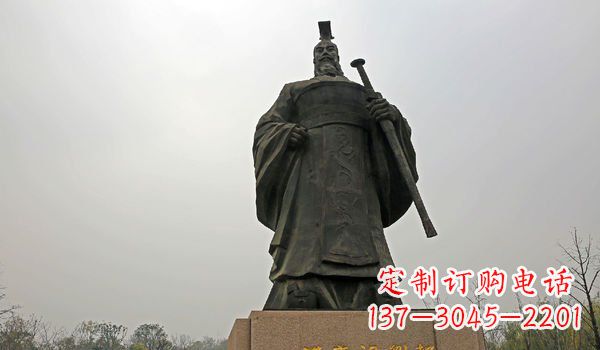 鹤壁铸铜刘邦雕塑