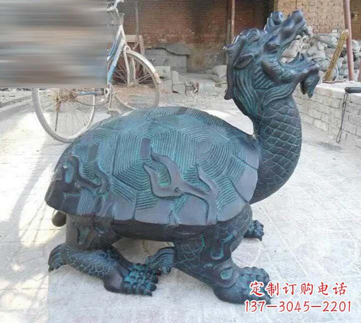 鹤壁铸铜龙龟雕塑222