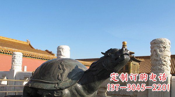 鹤壁铸铜龙龟寺庙神兽铜雕