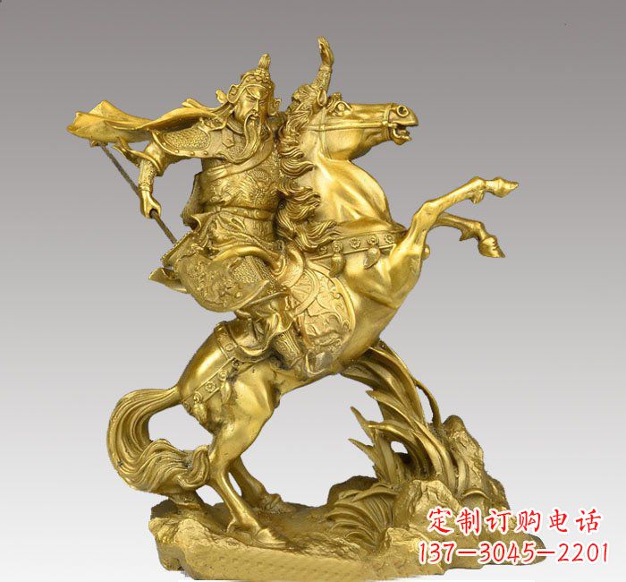 鹤壁铸铜骑马关公