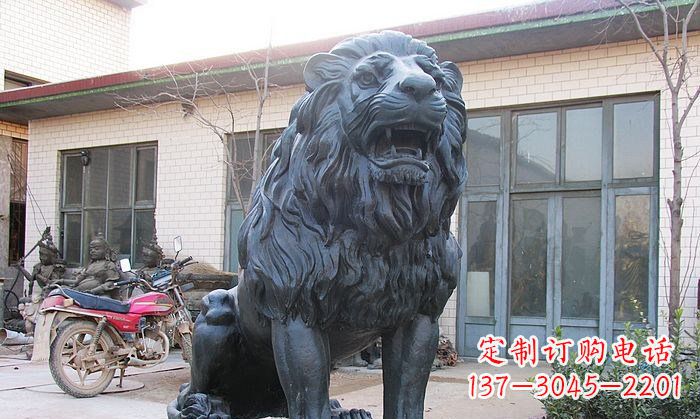鹤壁铸铜狮子铜雕