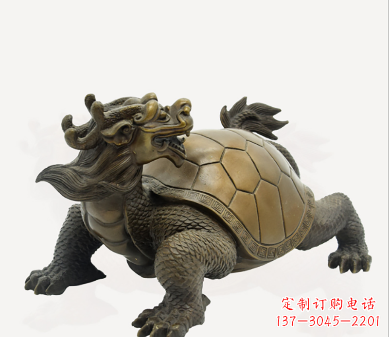 鹤壁招财龙龟铜雕