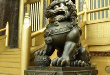 鹤壁铸铜狮子北京狮铜雕