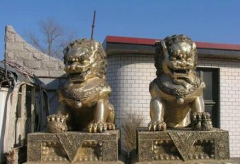 鹤壁铸铜狮子雕塑