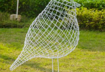鹤壁公园不锈钢镂空创意户外大型小鸟雕塑